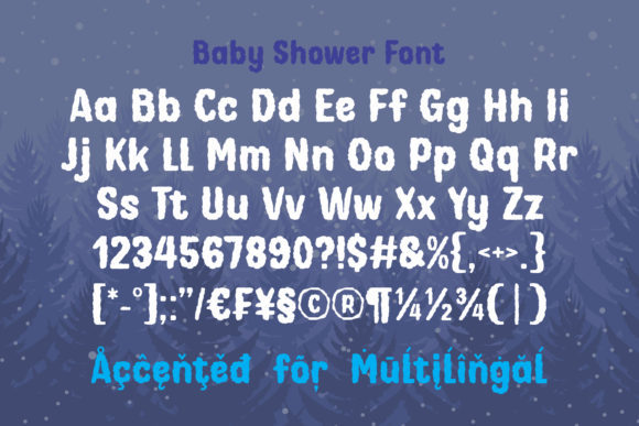 Cloudy Weather Font - Preview 5
