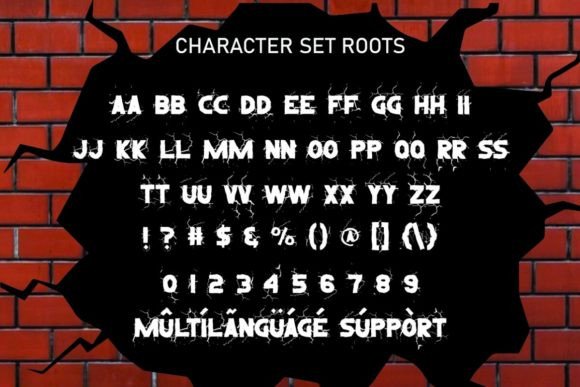Cracked Wall Font - Preview 4