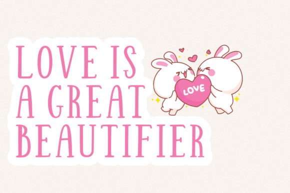 Cute Bianca Font PNG with transparent background - Preview 2