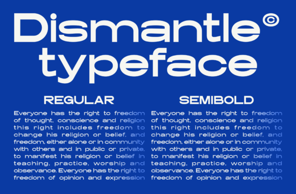 Dismantle Font - Preview 1