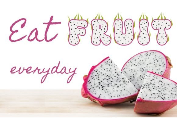 Dragon Fruit Font - Preview 2