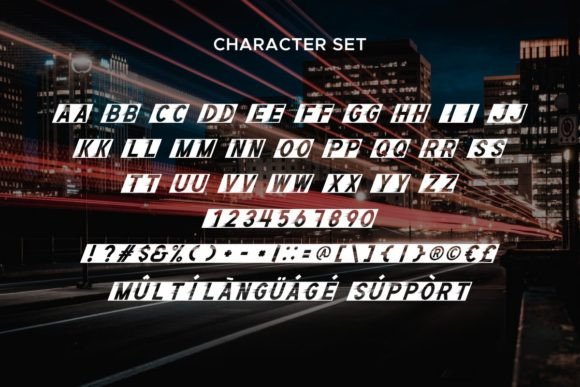 Fast Speed Font PNG with transparent background - Preview 3