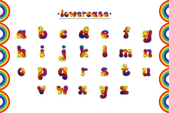 Fox Colorful Font - Preview 5