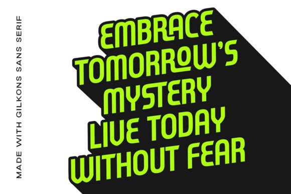 Gilkons Font - Preview 5