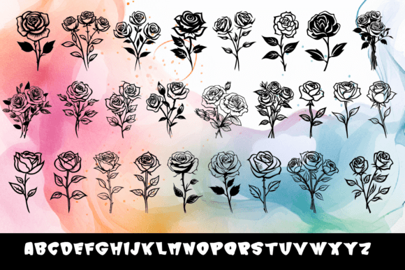 Happiness Rose Font - Preview 1