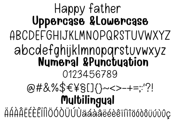 Happy Father Font - Preview 6