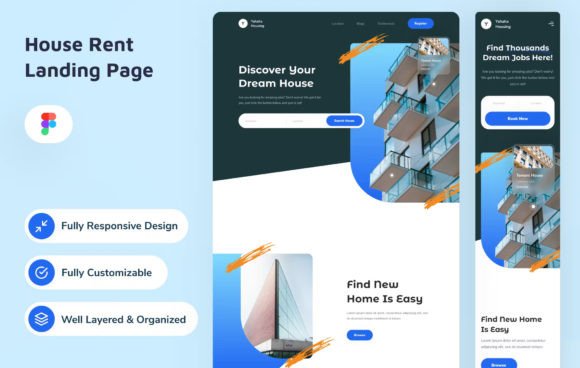House Renting Landing Page