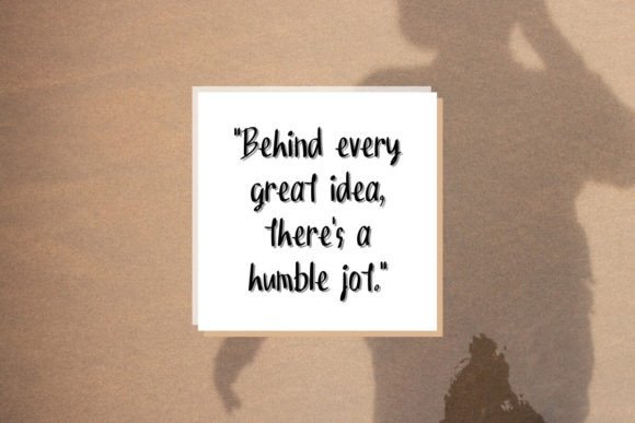 Jotifyme Font PNG with transparent background - Preview 4