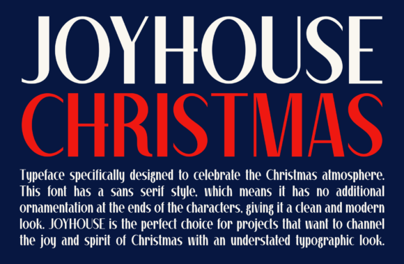 Joyhouse Font - Preview 1
