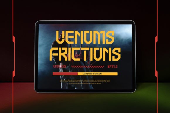 Kraniven Font PNG with transparent background - Preview 6
