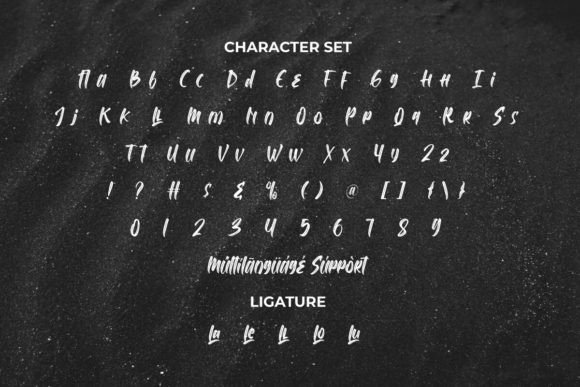Last Swash Font PNG with transparent background - Preview 4