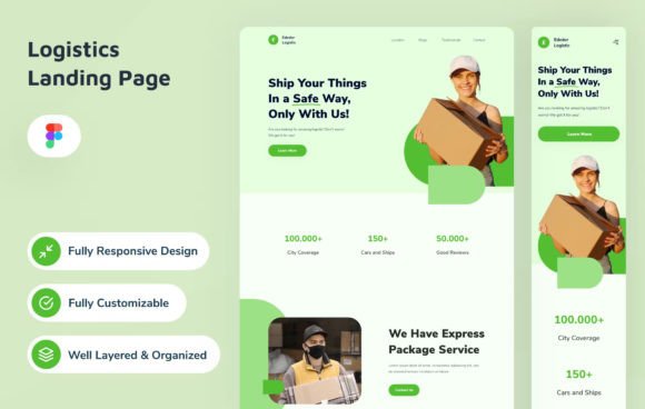Logistics Landing Page