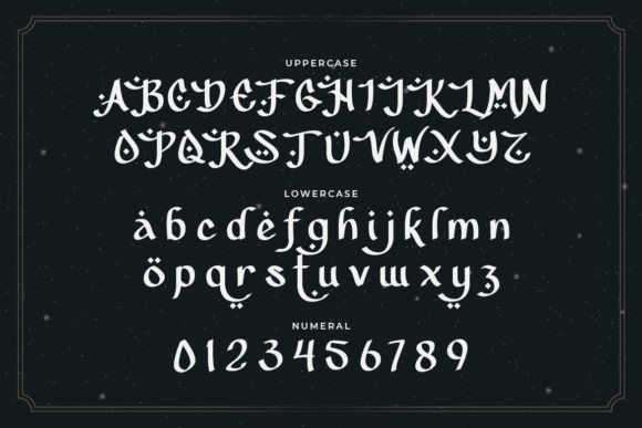 Malleknas Font PNG with transparent background - Preview 1