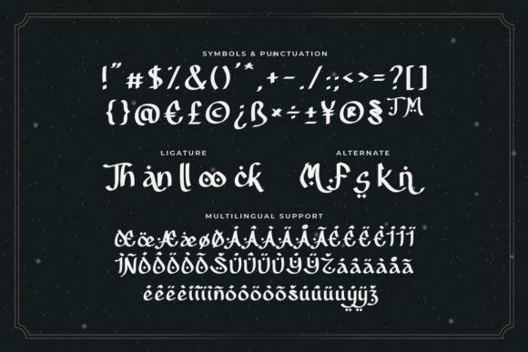 Malleknas Font PNG with transparent background - Preview 2