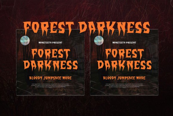 Monstesh Font PNG with transparent background - Preview 5