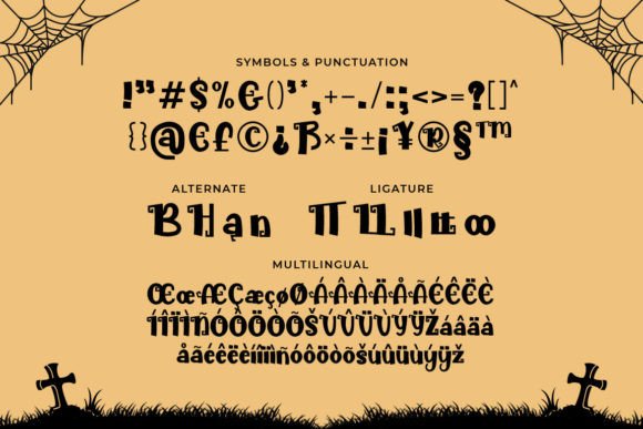 Niscarie Font PNG with transparent background - Preview 2