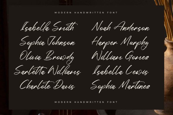 Preston Smith Font PNG with transparent background - Preview 4