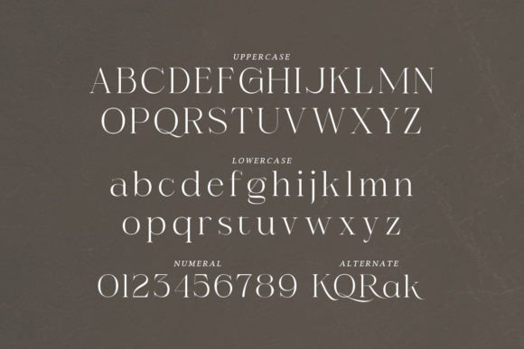 Regmond Font PNG with transparent background - Preview 1