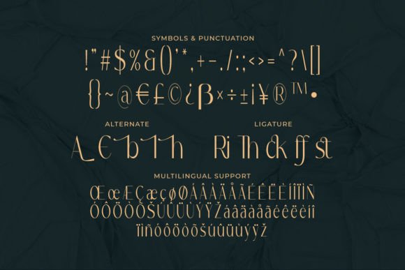 Riesborck Font PNG with transparent background - Preview 2