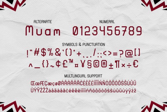 Rockbal Font PNG with transparent background - Preview 2