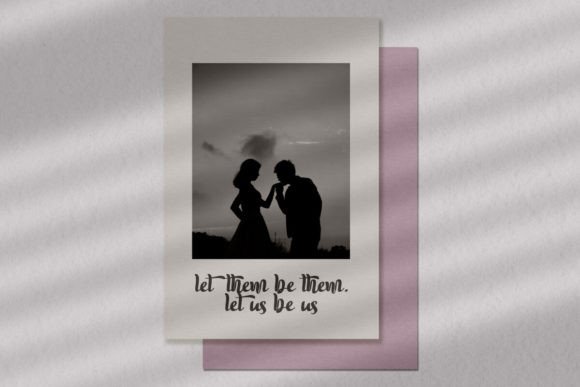 Romantic Sky Font PNG with transparent background - Preview 5