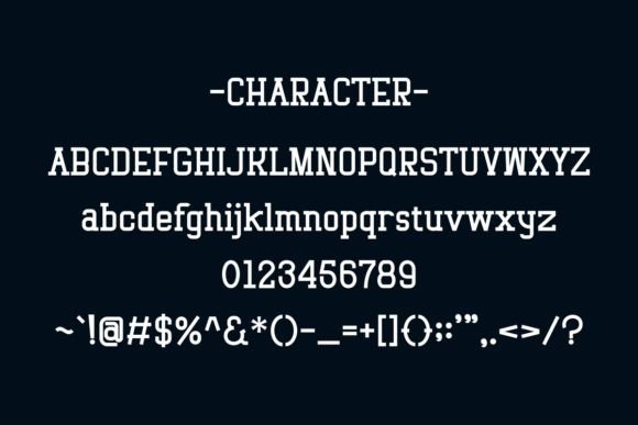 Slab Series Font PNG with transparent background - Preview 6