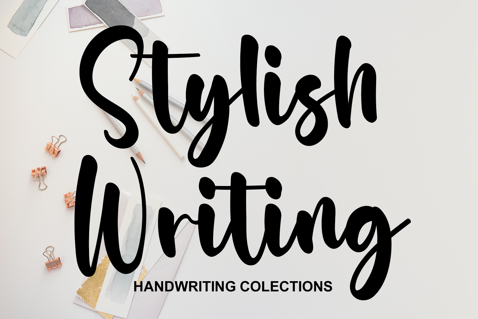 Stylish Writing handwritten script font for designers
