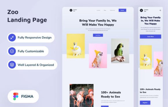 Zoo Landing Page