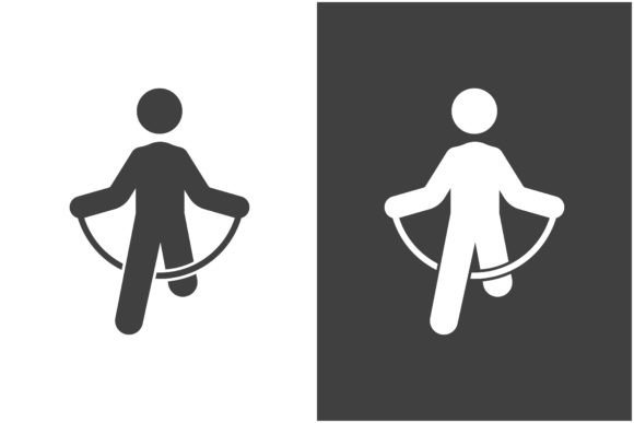 Jump Rope Logo Design Graphic Logos By Acillia eggi saputri