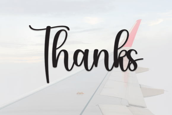 Airplane Font - Preview 6
