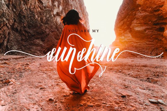 Blondey Script Font - Preview 1