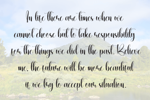 Blushing Font - Preview 5