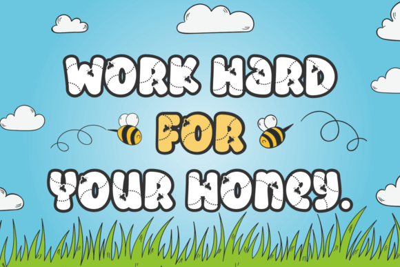 Bruch Bees Font Font - Preview 2