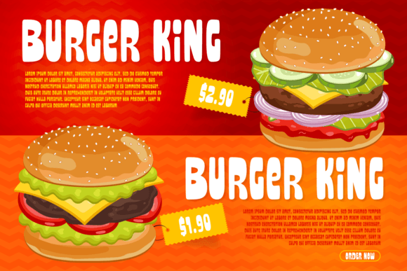 Burger Bread Font - Preview 1