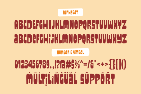 Burger Bread Font - Preview 4