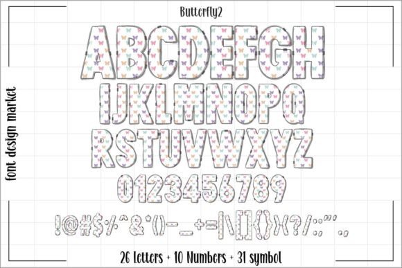 Butterfly Font - Preview 2
