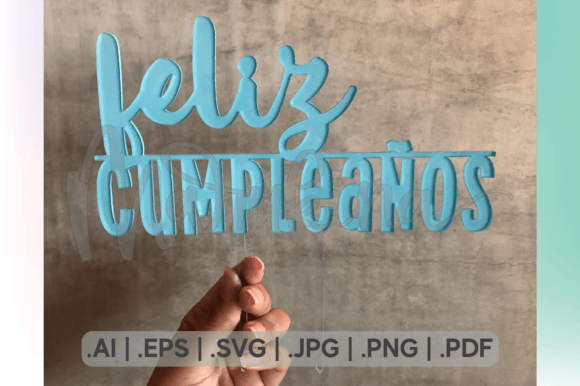 CAKE TOPPER Special Birthday FELIZ CUMPLEANOS