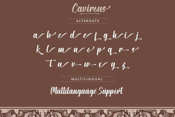 Cavirous Font - Preview 5