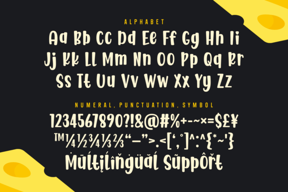 Cheese Sprinkle Font - Preview 5