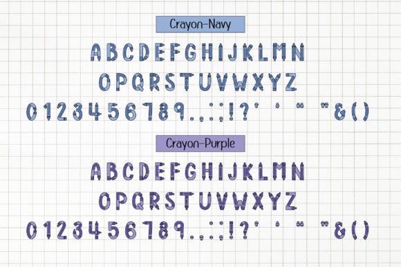 Crayon Doodle Font - Preview 5