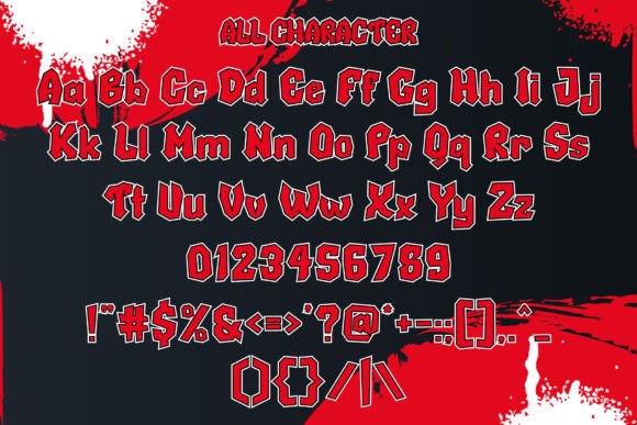 Dark Grunge Font - Preview 6