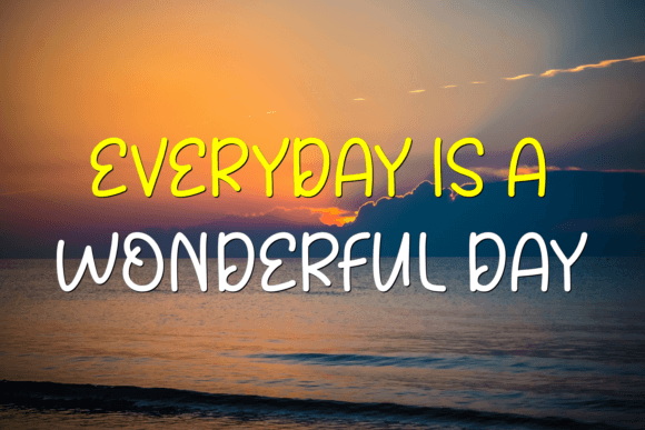 Enjoy Quality Time Font PNG with transparent background - Preview 5