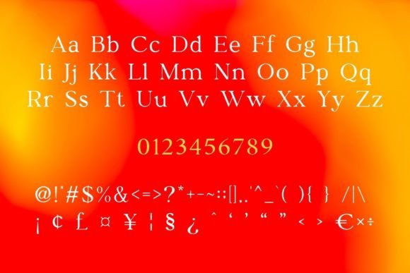 Fambrey Font - Preview 4