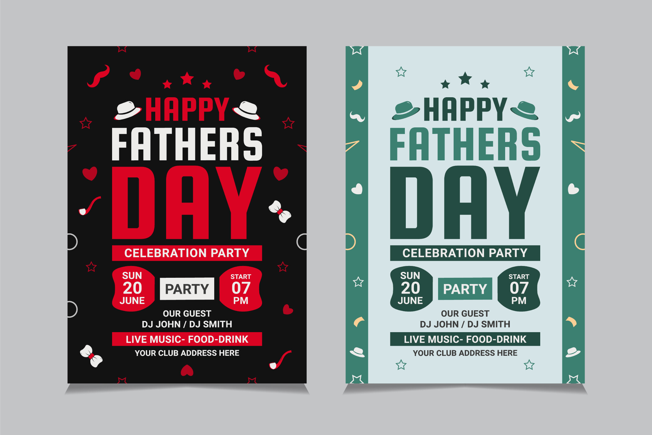 Father's Day Flyer Layout
