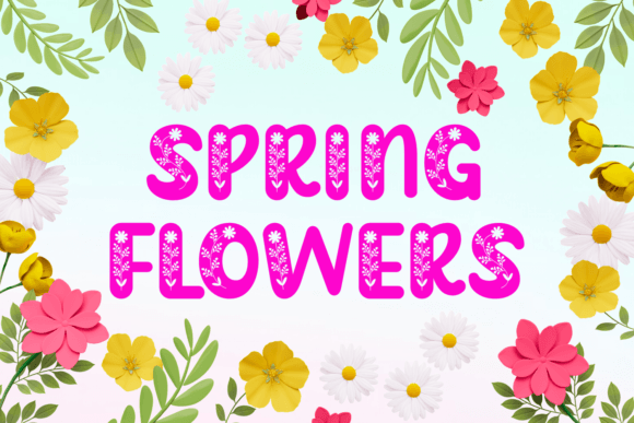 Flower Charm Font - Preview 4