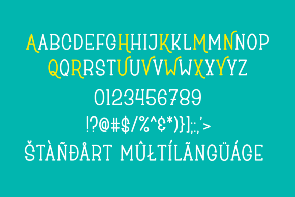 Heavenly Funky Font - Preview 4