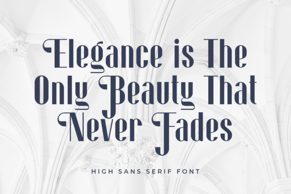 High Font - Preview 5
