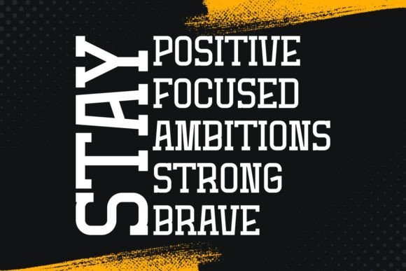 High Slab Font PNG with transparent background - Preview 1