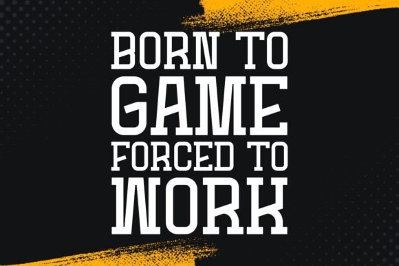 High Slab Font PNG with transparent background - Preview 5