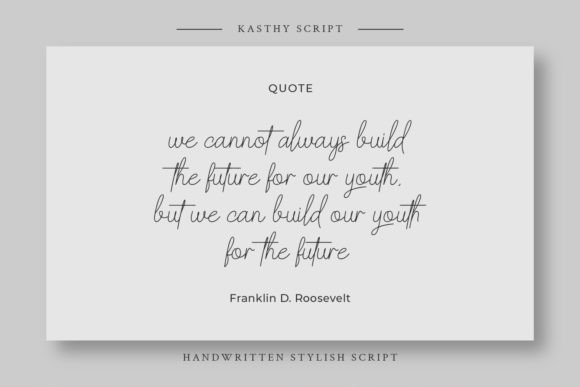 Kasthy Font PNG with transparent background - Preview 2